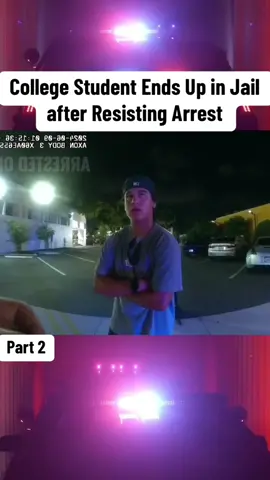 College Student Ends Up in Jail after Resisting Arrest #cops #police #copsusa🚔🇺🇸 #policeofficer #foryou 