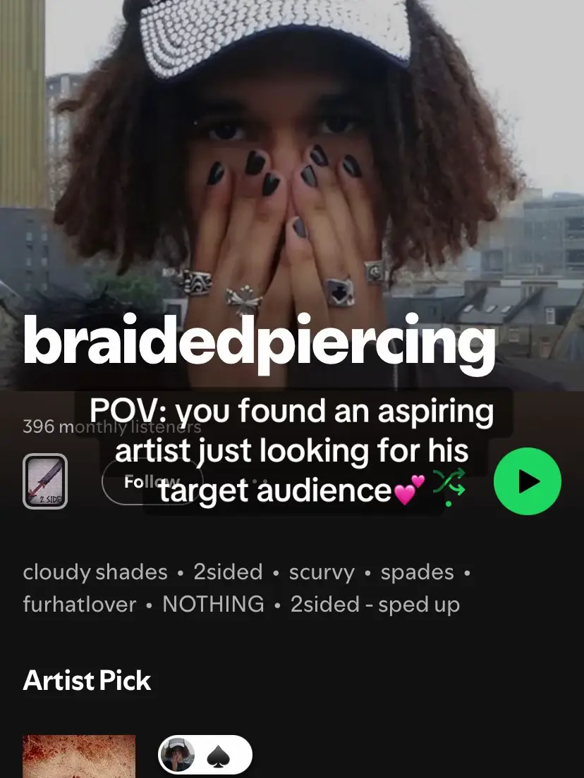 braidedpiercing on all platforms much love ❤️#foryou #braidedpiercing #undergroundmusic 