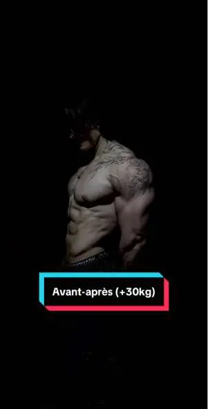 Transformation physique natty sur 4 ans (avant-après) + 30kg #gym #motivation #transformation #aesthetic 