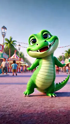 Baby Crocodile Dancing  #creatorsearchinsights #baby #crocodile #babycrocodile #dance #kids #kidsoftiktok #kidssong #forkids #fyp #foryou #viraltiktok #trendingvideo #aigenerated 