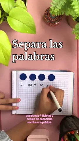 Replying to @Carmen Méndez588 consejos para cuando los niños escriben todas las palabras juntas.  #escritura #primerodeprimaria #lectoescritura #tarea #maestra