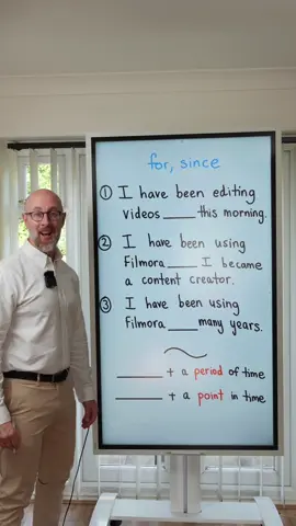 For & Since with Filmora! @Filmora Video Editor makes professional video editing a creative and enjoyable experience! With amazing AI editing features, I use Filmora to make my reels stand out! #filmora #grammar #challenge 