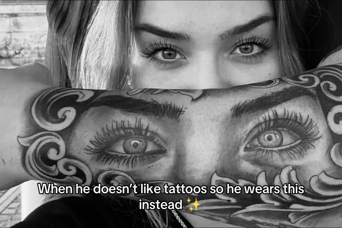 We love this trend 💚 #eyetattoo #eyes #customjewelry #engraved #giftideas #bestfriend #bestie #foryou #fyp #viral #dream #couplegoals 