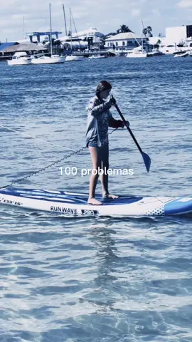 0 problems when on the board in the ocean #fyp #fyp #viral #beachvibes #floridalifestyle🌴🌊🌞 #floridacheck #paddleboarding #CapCutAmor #sup #suplife #standuppaddle #standuppaddleboard 