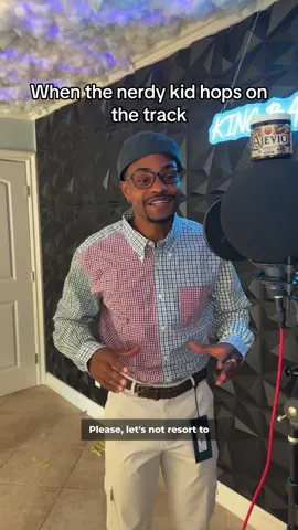 Nerdy kid hopped on the track and went in! See Me Now- by King Bach
