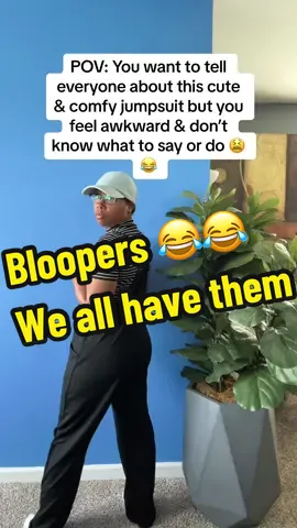 My honest review, I really love this jumpsuit ! Its so ideal 😎 We all have bloopers & I couldnt resist posting this 😂 I know I’m not the only one so just post the video 👏🏽 #OOTD #MomsofTikTok #coolmom #fallfashion #christmasgift #tiktokshop #falloutfits #outfit #momoutfit #comfyclothes #jumpsuit #foryoupage #momlife 