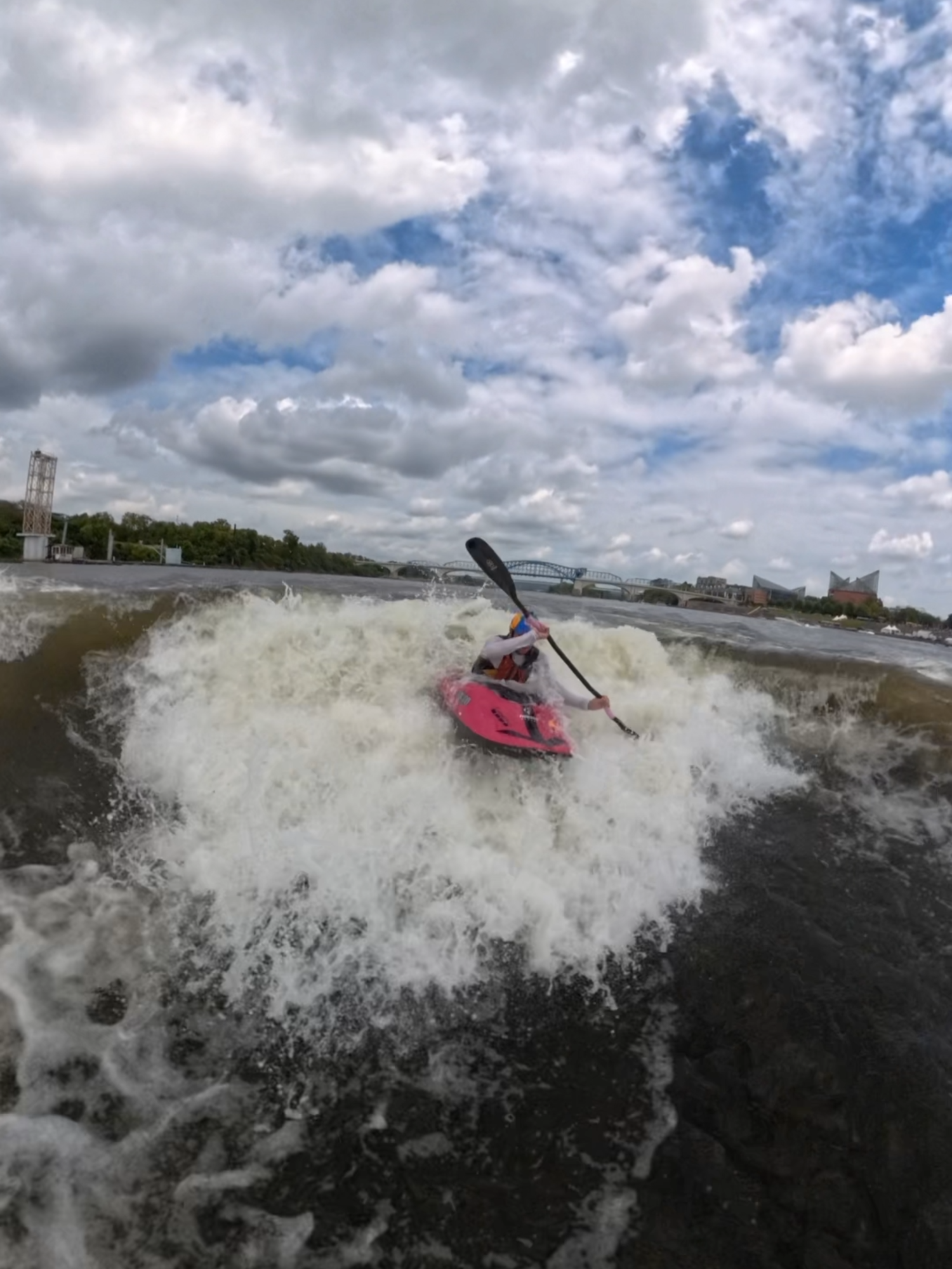 Powered by two boats? Time to flex 😎 📸 @haydenbsmith with #Insta360 X4 #kayak #fyp #boat #povs