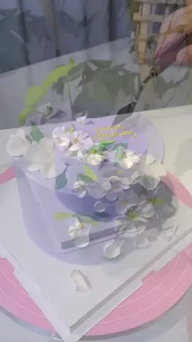Purple love #fyp #cutecake #cakedecorating #birthdaycake #cakemaking 