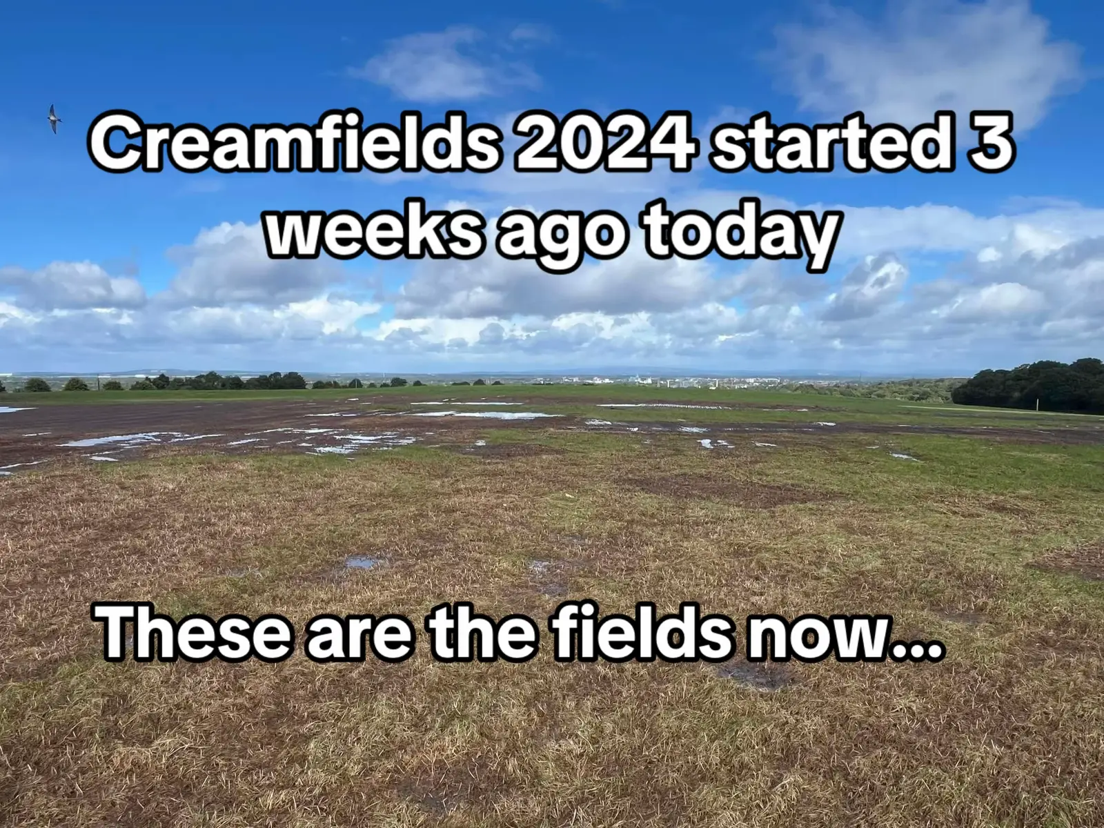 And just like that, its back to being a field… Picture credit - Jason Grant 📸  #creamfields #creamfieldsfestival #festival 