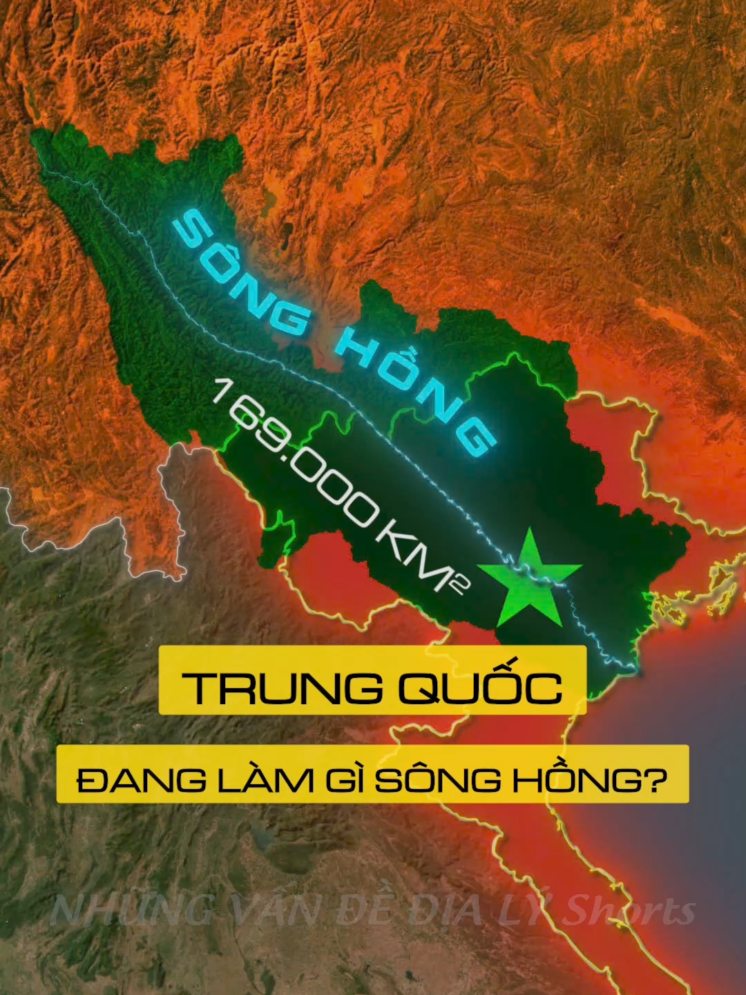 Trung Quốc đang làm gì trên thượng nguồn sông Hồng #xuhuongtiktok #bando #dialy #map #maps #tintuc