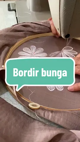 Melayani bordir satuan juga ya gaes 🥰 #fyp #sukamenjahit #bordir #embroiderytutorial #bordirmanual #bordirjogja #bungabordir