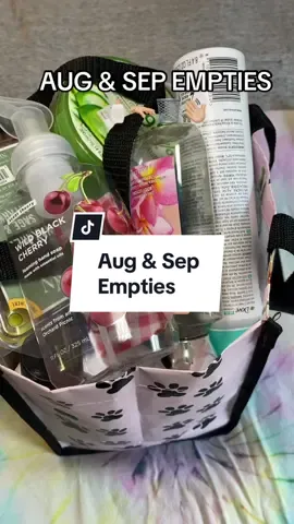 I really ought to do these more frequently - this is products from second half of August and first bit of September (9/12/24) 😅🗑️ #empties #productempties #fragranceempties #hygiene #hygieneempties #projectuseitup 