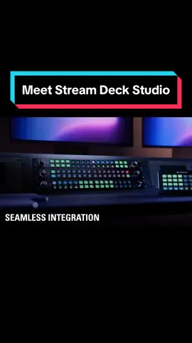 Introducing Stream Deck Studio. Meet the hyper-customizable, all-in-one controller we've designed for pro broadcast.