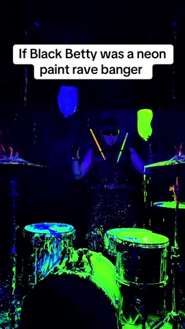 IF BLACK BETTY WAS A RAVE BANGER 🪩 #rave #dance #dj #drums #paint #fire #remix #fyp #creatorsearchinsights #gap