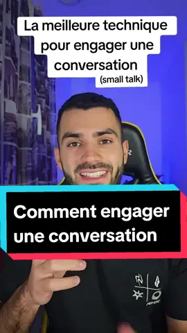 Le meilleur moyen d'engager une conversation #conversation #conversationstarters #communication #demarreruneconversation 