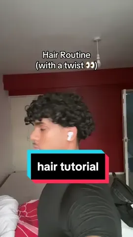 Tried something a bit different today 👀 #curlyhair #wavyhair #haircare #hairtutorial 