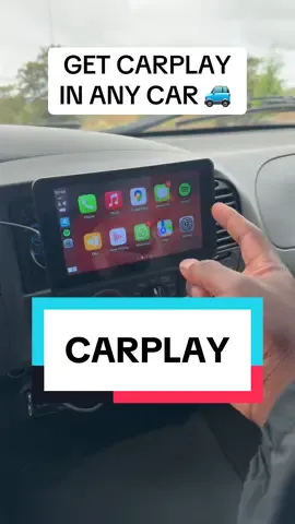 Get Apple CarPlay in any Car with this CarPlay Screen #applecarplay #carplay #apple #cartok #TikTokShop #carplayscreen #carsoftiktok 