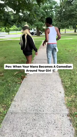 Pov: When Your Mans Becomes A Comedian Around Your Girl😂#fyp #foryou #viral #skit #comedy #funny #nasbuxkss 