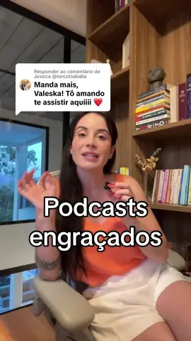 Respondendo a @Jessica @tercotododia  Dicas de podcasts engraçados, todos no spotify #dica #entretenimento #podcast #dicapodcast 