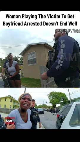 Woman Playing The Victim To Get Boyfriend Arrested Doesn’t End Well #cops #police #crime #foryou 