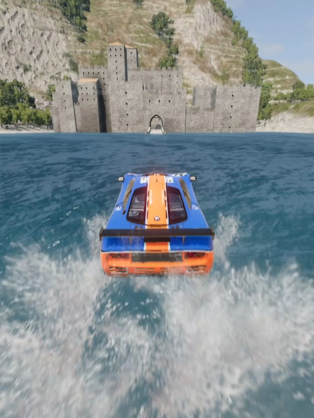 Qual carro chega no castelo? #beamngdrive #beamng #carros #gaming #lamborghini