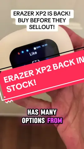 Finally back in stock! ##erazerxp2 #erazer #xp2 #earbuds #bluetoothheadset #headearbuds #wirelessearbuds #eaphone #headphones #erazer #xp2 #bluetoothearbuds #earbuds #overear #touchscreen #tiktokshopelectronics #dealsforyoudays