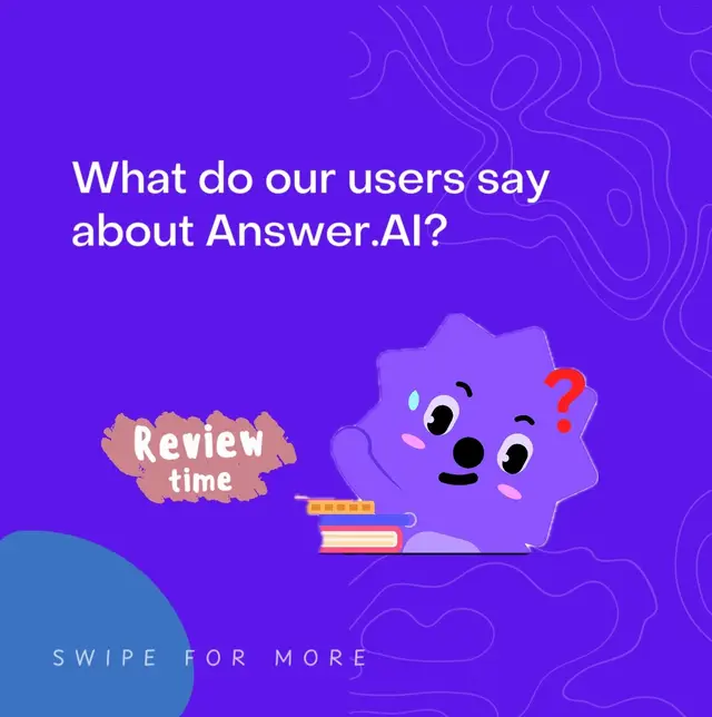 We are so happy to see students sharing their experience with Answer.AI. We aim to be the 1st AI app that truly helps students achieve success 💜if you have any feedback, our DM is open🫶#answerai #highschool #studymotivation #homework 