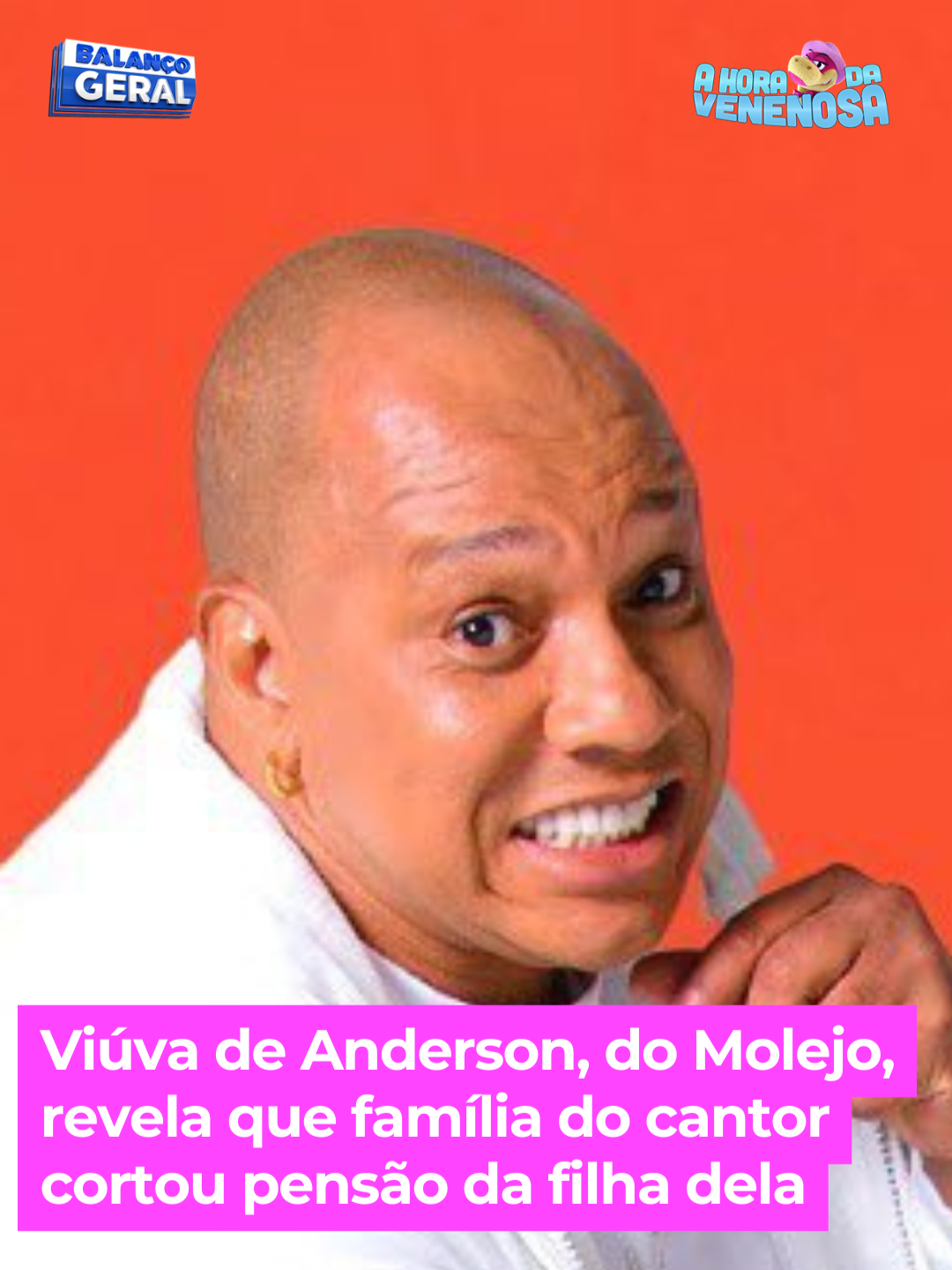 A viúva de Anderson, do Molejo, revelou que a família do cantor cortou a pensão da filha dela de 4 anos. Paula Cardoso usou as redes sociais para desabafar e expor o caso: Veja! #AHoraDaVenenosa #BalançoGeral #molejo #viuva #pensaoalimenticia