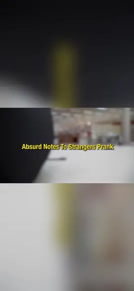 Notes to strangers prank #prank #funnyvideos #fyp #notestostrangers 