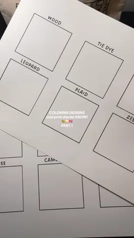 PART 1! 🌟 of coloring designs EVERYONE should know! 🎨🎀 WOOD, TIE DYE, CHECKERED up first! 1️⃣ i went as slow as possible LOL and included what colors and pens i used as well…i hope this series will help everyone! ☺️ #coloring #colorwithme #color #coloringtutorial #howto #howtocolor #markers #alcoholmarkers #coloringpatterns 