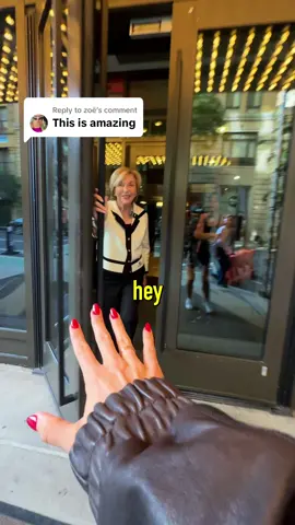 Replying to @zoë Look who i ran into!! 👀 Stay tuned for our episode coming soon on @Excuse My Grandma #runnergirl 