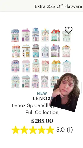 Wahooooo! Consider my collection complete? #lenox @lenox #lenoxspicdvillage #lenoxspicerack #thrifted #newrelease #newlenoxspicevillage #lenoxspicevillage2024 #2024|enoxspicevillage#greenscreen 