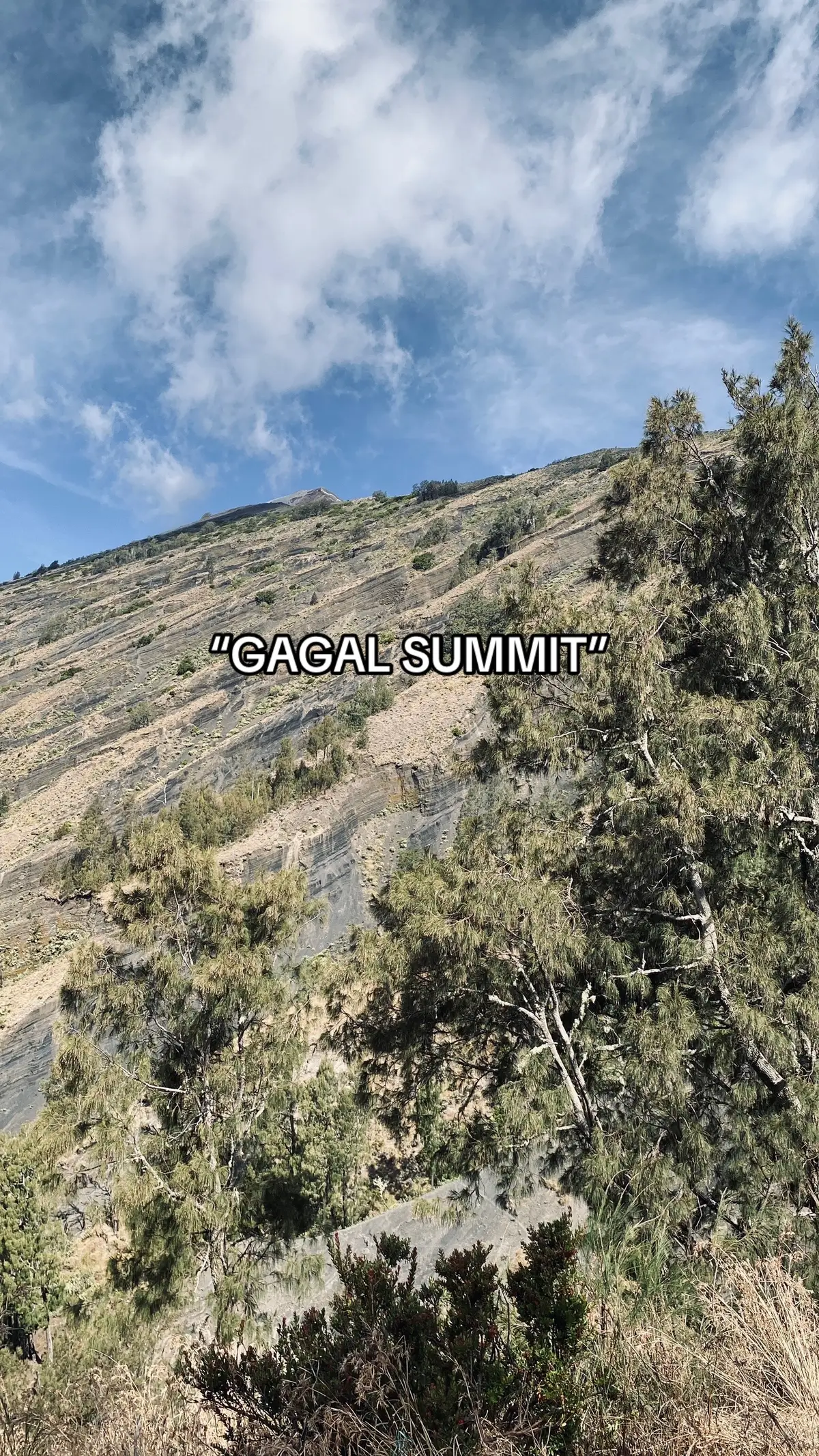 Rasanya campur aduk banget sih di kala pendakian ketiga kalinya ke rinjani harus gagal summit,disini kecewa sama diri sendiri soalnya ga bisa nemenin temen yang baru pertama kali ke rinjani harus ngerasain gagal summit gara” badai,cuma bersyukur banget dapet team yang solid dan kompak,dari sini kita belajar bahwa cuaca bisa berubah kapan pun dan dimana pun Next kita remidi teman” #pendakigunungindonesia #pendakigunung #3726mdpl #summitrinjani 