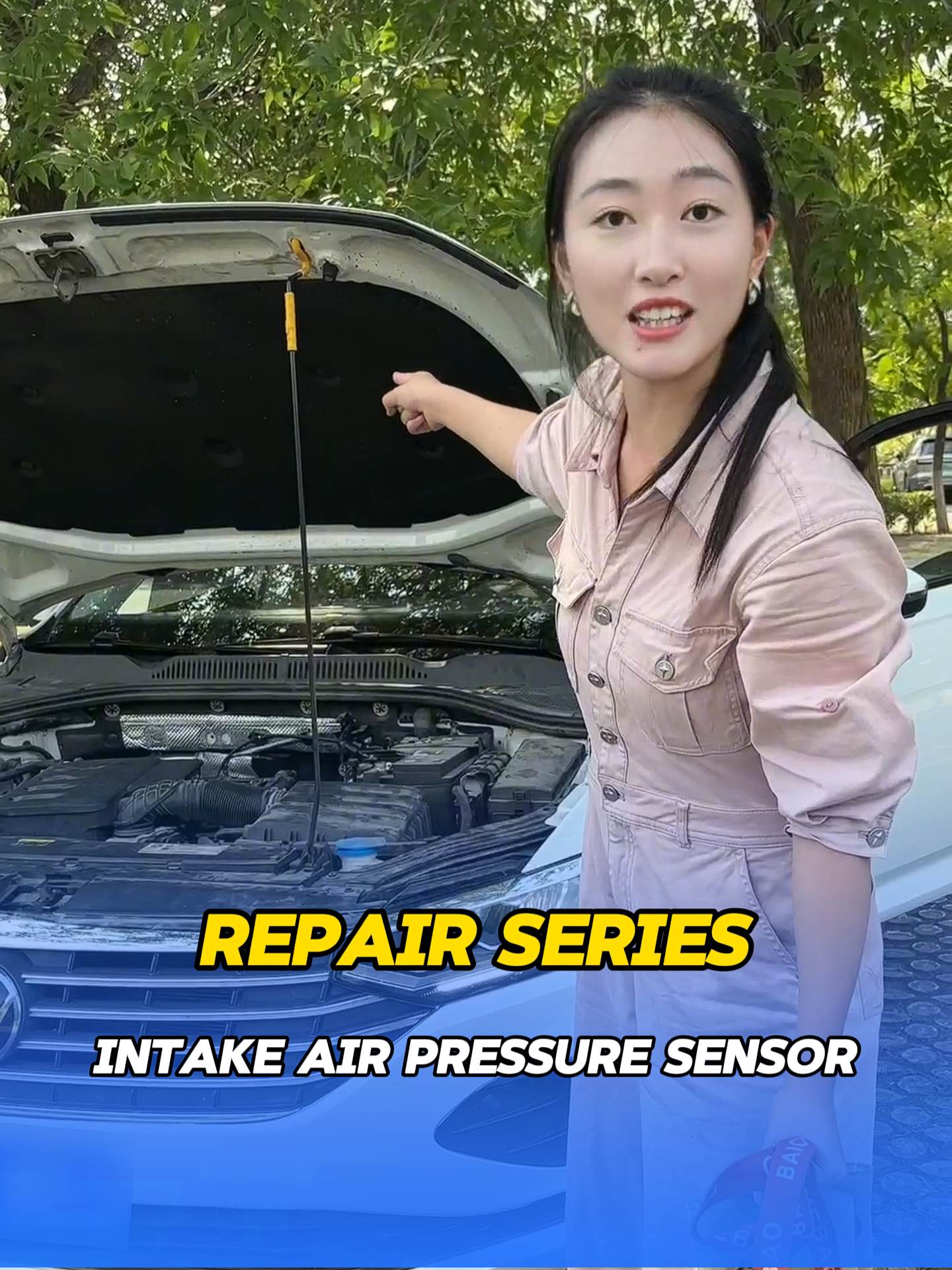 Car repair series - Intake air pressure sensor #carpart#skills#mechanic#carsensor#carrepair#cartok