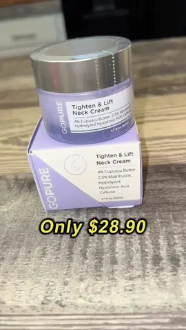 Love this GOPURE Neck Cream - Firming and Lifting Firming Neck Cream for Crepey Skin!