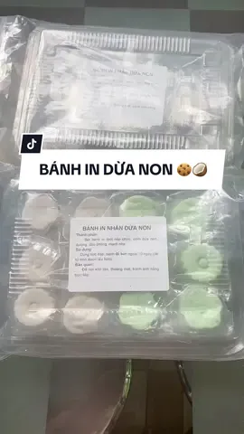 Bánh in dừa non siêu ngon 🤤🍪🥥#banhinnhanduanon #xuhuong #xuhuongtiktok #videotiktokviral #xuhuongtiktok2024 