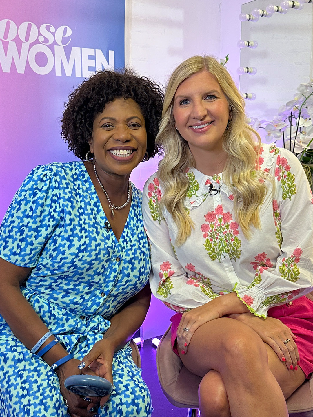 Brenda's former swimming teacher, the one and only Olympic gold medallist Rebecca Adlington, popped into the studio to update us on how Brenda's doing in the water 🏊 #loosewomen #loosewomenguest #rebeccaadlington