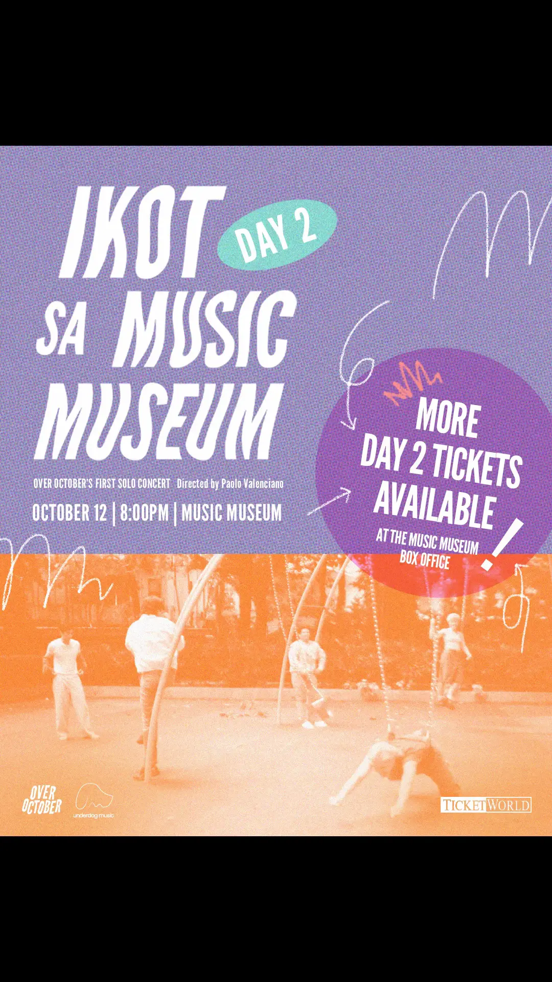 ‼️We're sending limited physical tickets to the music museum box office! It's a mix of all seats and you can buy starting SEPT 14 at 1PM! Location: 3rd Floor Promenade Admin Office, Greenhills, San Juan Contact: Ms. Aby - 0912-1408308 Office hours: 1pm-5pm, except Sundays If you'd like to purchase ONLINE instead click the link on our bio!! Art by @elleishangeles #IkotSaMusicMuseum #Ikot #OverOctober #RisingonTiktok #MusicOnTrend #TiktokMusikat 