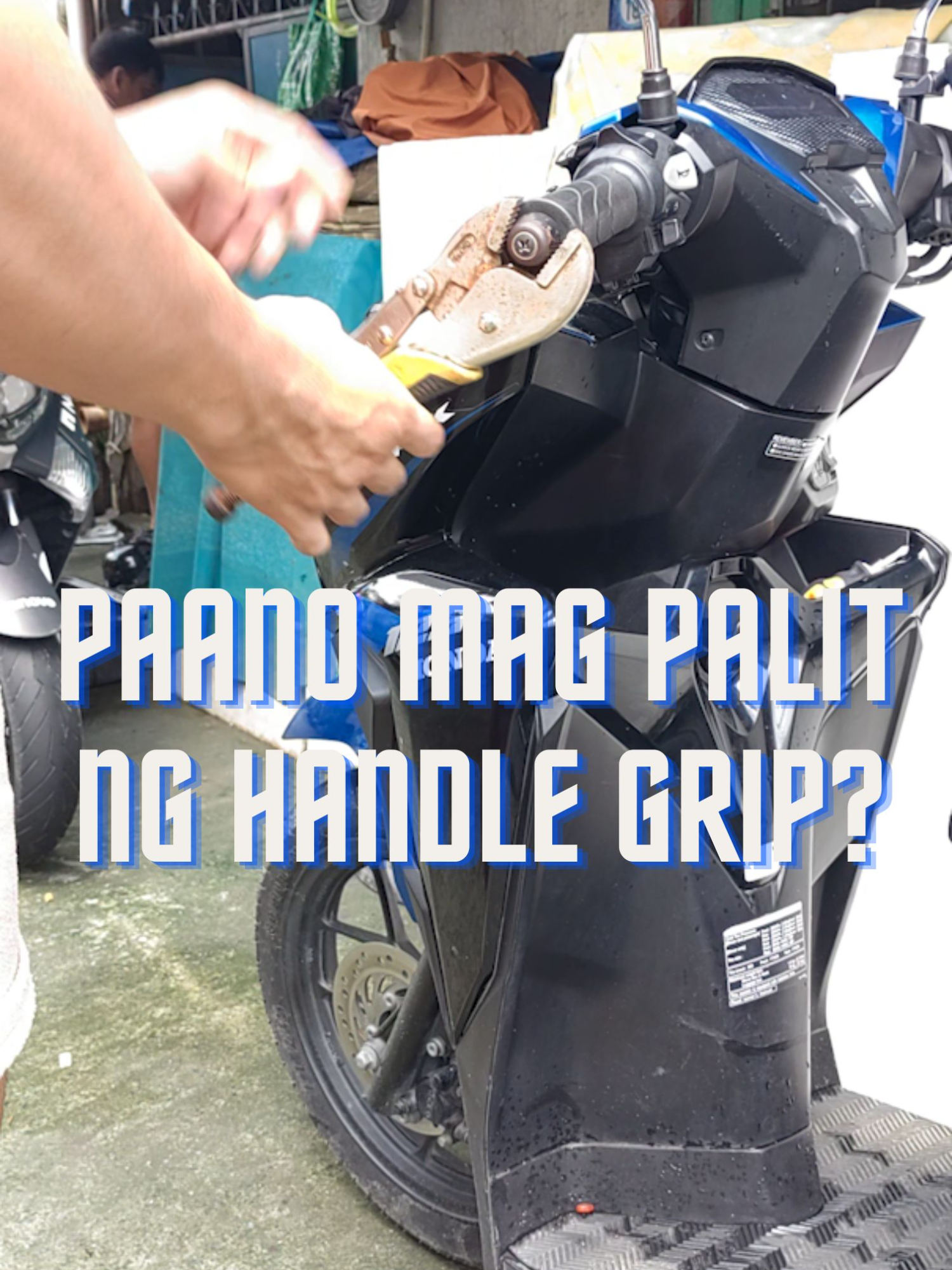 Paano Magpalit ng Handle grip? #hondaclick #rider #motorcycle #fypp #Handle Grips For Motor Msm Style #virals