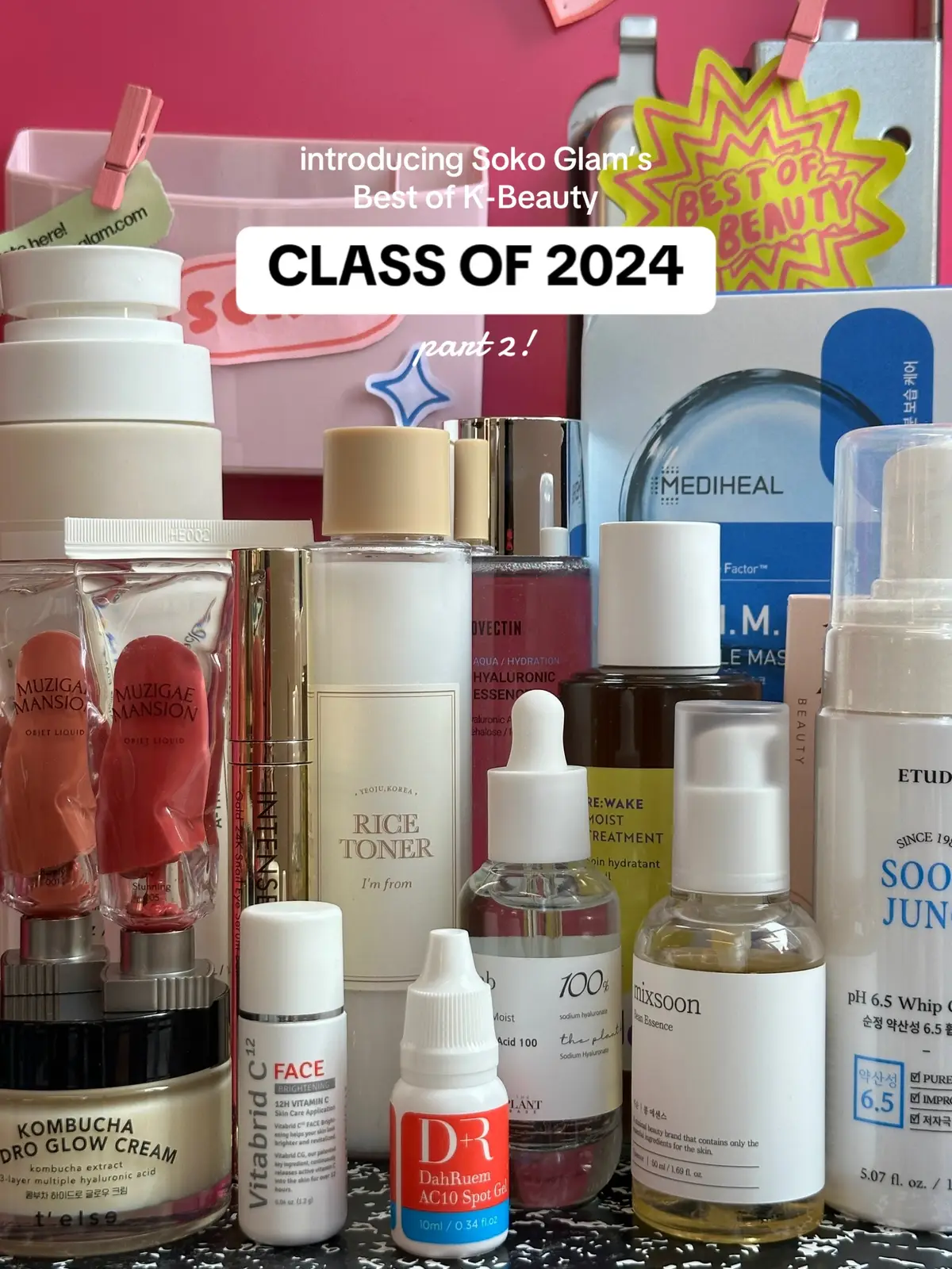 Part 2 of Soko Glam's Best of K-Beauty Class of '24 Nominees 🎓 Vote for your fav products NOW at sokoglam.com 🖤 in the meantime... shop this year's nominees and past winners ALL at 30% OFF 👀