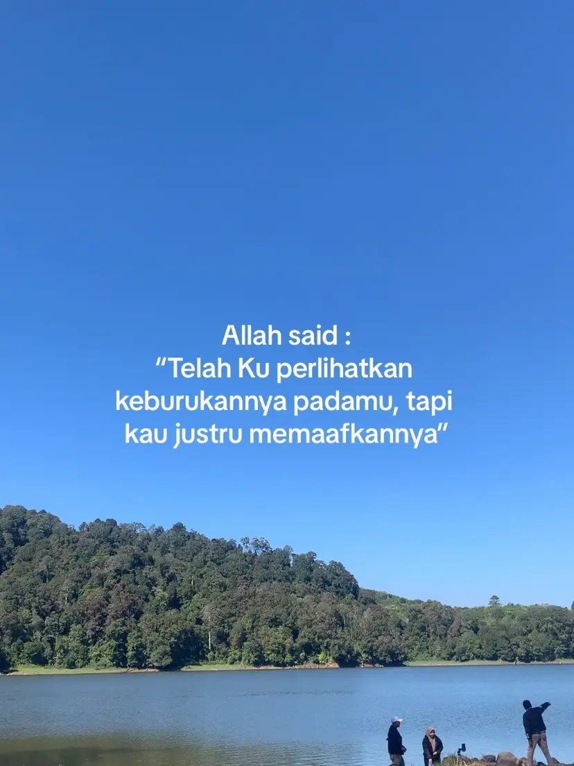 karna engkau yg menciptakan rasa maaf ini, ya Allah:(