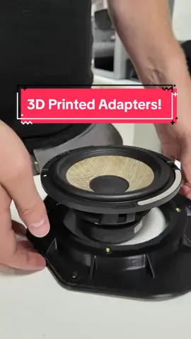 We can 3d print speaker adapter brackets! #focalamericapartner #caraudio #caraudiofab #caraudiofabrication 