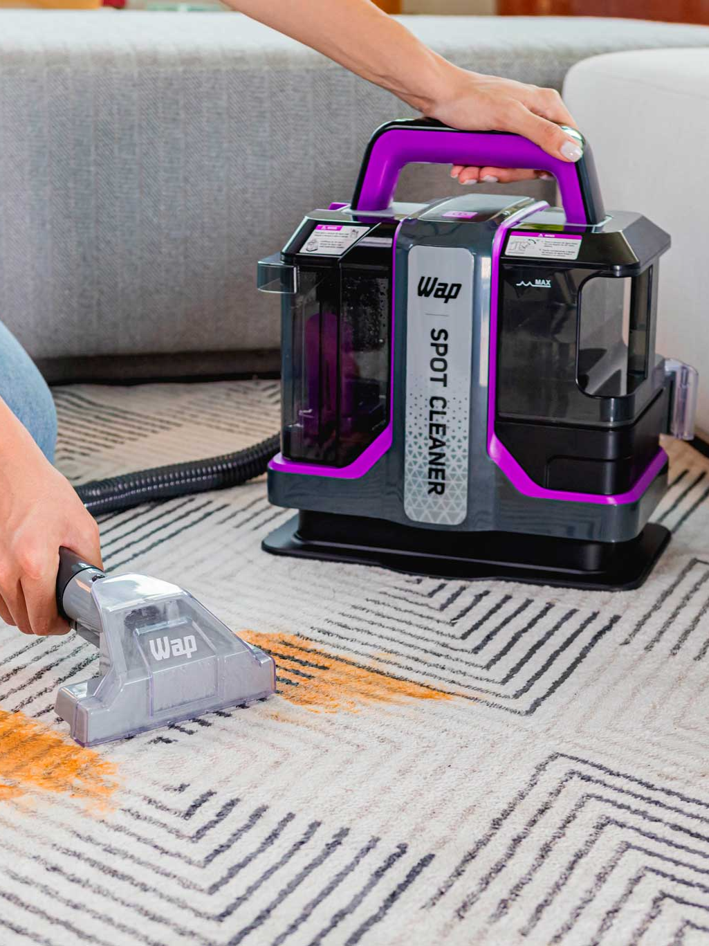 O rolê na sua casa com os amigos deixou o tapete e o sofá sujos? 🥴 Depois de uma boa festa, a limpeza não precisa ser difícil! Com a Spot Cleaner W3, limpe estofados, colchões, tapetes, carpetes e sofás sem se esforçar. A praticidade do seu dia a dia só poderia estar na WAP. Conheça mais sobre a Spot Cleaner W3 e descubra a qualidade da limpeza 3 em 1 🫧🛋️ #limpeza #limpezasatisfatoria #limpezadacasa
