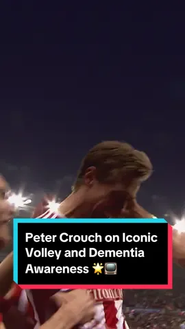 #PeterCrouch reflects on his stunning volley for Stoke City and discusses the impact of losing memories. 🌟⚽️ For World Alzheimer’s Month, #TNTSports and @Alzheimer’s Society are releasing four films with sports legends to raise awareness. 📺