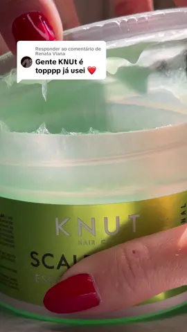 Respondendo a @Renata Viana gente esfoliante capilar é vida! 💚 #foryou #viral #foryoupage #explore #cabelo #fyp 