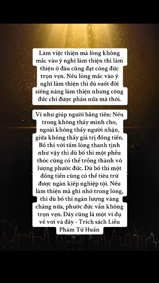 Trích từ sách Liễu Phàm Tứ Huấn #phapthoai #phatphap #ducphat #phapmontinhdo #lieuphamtuhuan 