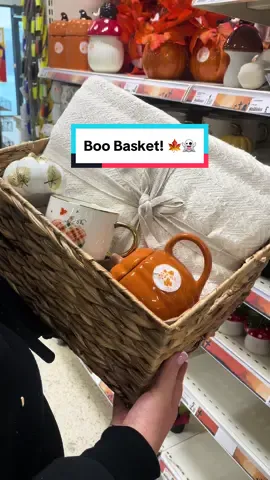 Tag someone in the comments  who should make you a #boobasket 🍂🎃🍁 #fyp #trending #autumn #cosyseason #foryou #haul #shopping @Poundland UK 