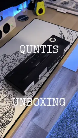Thanks @Quntis #quntis #lightbar #quntislightbar #whitesetup #unboxing #desksetup #pc #foryou #gaming #tech #ps5 #foryou #fyp #whitegamingsetup #gamingroom #clean #techtok #ifitaintwhiteitaintright #blowthisup 