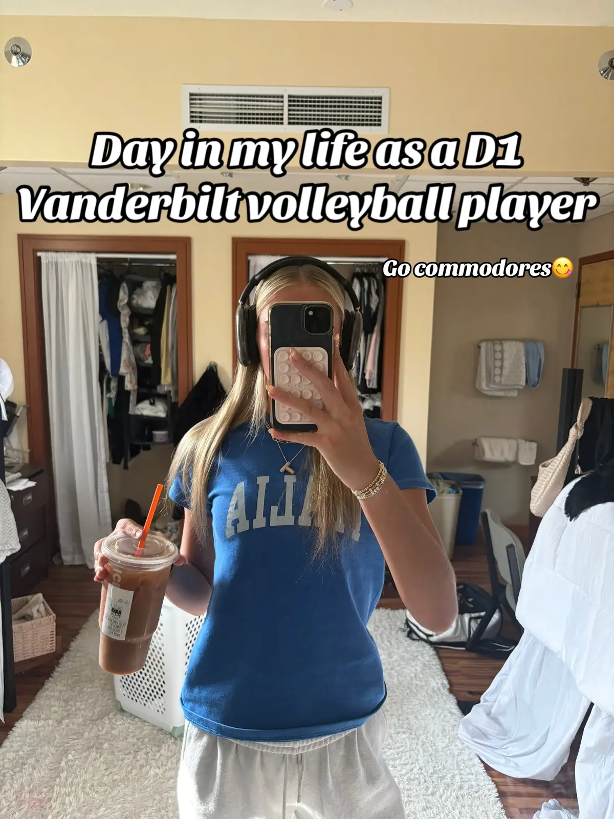 #Vlog #diml #foryou #slay #nashville #freshman #dorm #vanderbilt #d1 #athlete #volleyball #vandyvolleyball #Love #academicweapons #college @gracehass07 ily