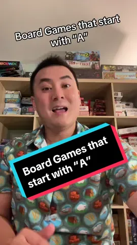 Wanted to try something fun, let me know what you think! Which of these board games do you love and what other “A” games do you like? #boardgames #games #gamer #boardgametok 